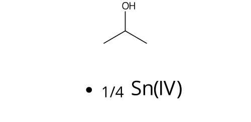 Tin(IV) isopropoxide, 99 % (metals basis), 10 % (w/v in isopropanol) - CAS:1184-61-8 - Tetraisopropoxytin, 32n tetraisopropoxide, Tetraisopropoxystannane